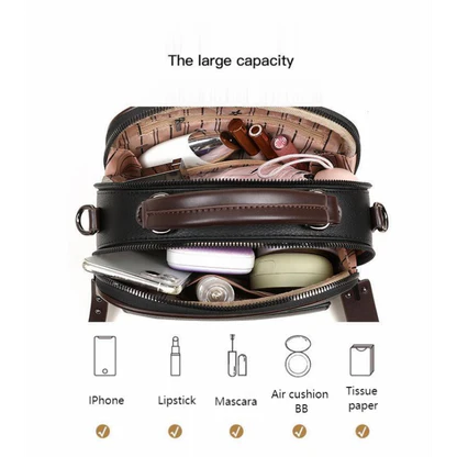 Women Handbag soft small Shoulder bag (coffee) IL2