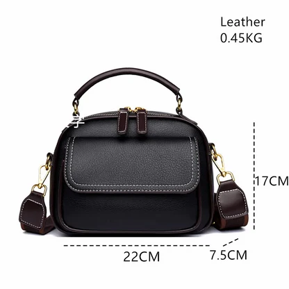 Women Handbag soft small Shoulder bag (coffee) IL2